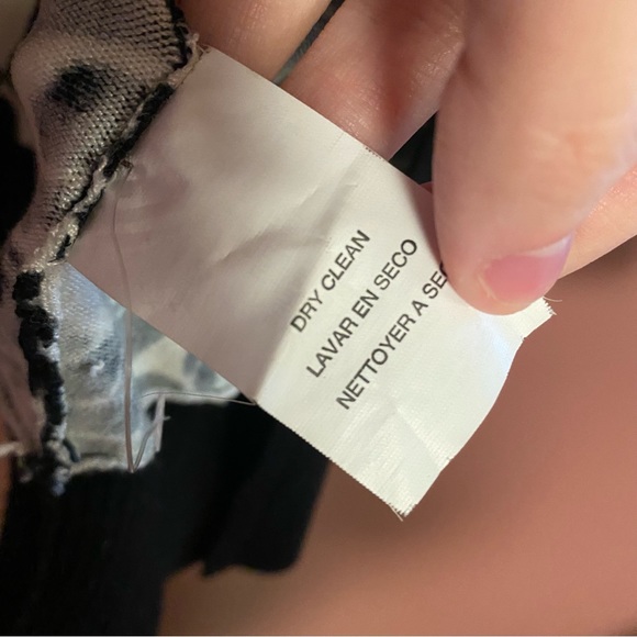 Vintage Bebe fur collared cropped rose print cardigan in blade and white - Picture 5 of 8